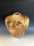 WT #123, Hollow Form Vessel from Spalted Cottonwoon