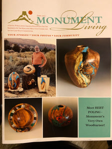 Monument Living magazine article and cover.