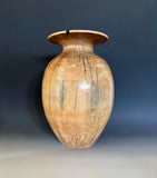 WT #305, Vase from River Birch with Jet inlay.