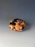 WT #313, Hollow Form Vessel from Green Ash with Jet inlay.