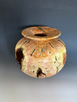 WT #271, Vase from Tamarisk with Malachite inlay.