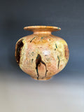 WT #271, Vase from Tamarisk with Malachite inlay.