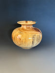 WT #280, Vase from Aspen with Turquoise and Jet inlay.