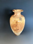 WT #281, Vase from Aspen with Jet inlay.