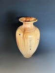WT #281, Vase from Aspen with Jet inlay.