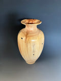 WT #281, Vase from Aspen with Jet inlay.
