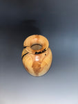 WT #281, Vase from Aspen with Jet inlay.