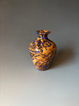 WT #293, Miniature Vase from Jarrah Burl with Lapis inlay.