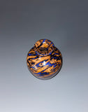 WT #293, Miniature Vase from Jarrah Burl with Lapis inlay.