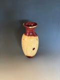 WT #297, Vase from Eastern Red Cedar with Jet inlay.