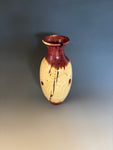 WT #297, Vase from Eastern Red Cedar with Jet inlay.