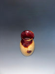 WT #297, Vase from Eastern Red Cedar with Jet inlay.