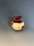 WT #299, Vase from Eastern Red Cedar with Malachite inlay.