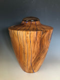 WT #151, Funereal Urn from Lambert Cherry with Lapis inlay and a Walnut cap.