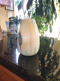 WT #11, Aspen Vase with Turquoise inlay.  SOLD