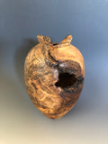 WT #154, Hollow Form Vessel from White Oak Root Burl
